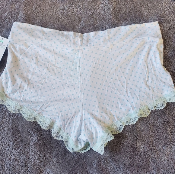 *NWT* Honeydew Intimates Late Night Black Lounge Top and White Shorts, Size M - Picture 7 of 10